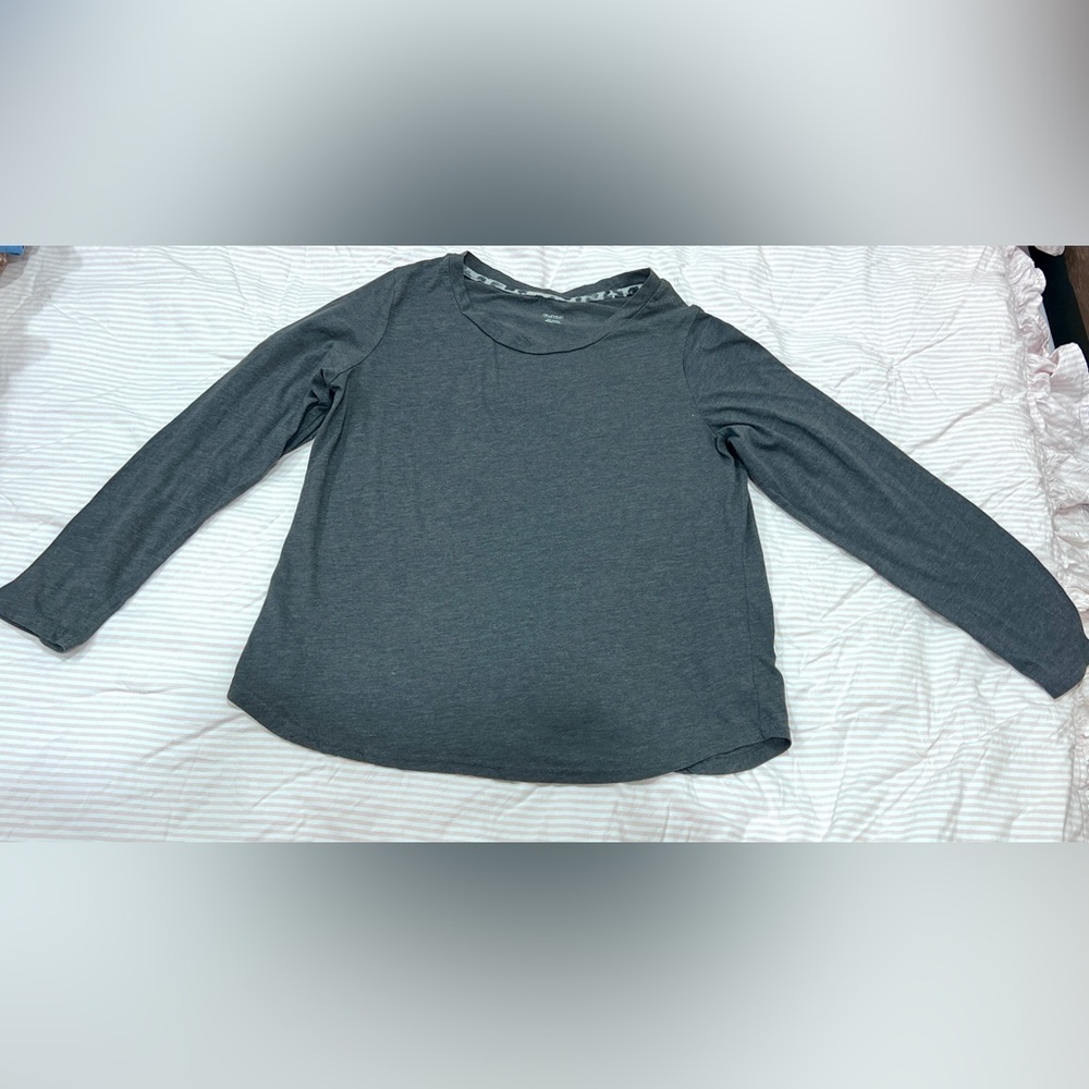 Gilligan & O'Malley Grey Women's Blouse